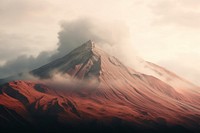 Volcanic mountains outdoors volcano nature. AI generated Image by rawpixel.