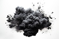 Smoke explosion cloud black. AI generated Image by rawpixel.