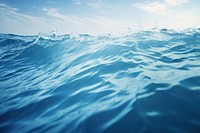 Breeze over waves in sea surface swimming outdoors nature. AI generated Image by rawpixel.