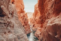 Colorful canyon landscape mountain outdoors nature. AI generated Image by rawpixel.
