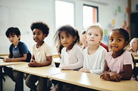 Diversity children in the Classroom classroom student school. AI generated Image by rawpixel.