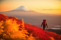 Adventure mountain outdoors backpack. AI generated Image by rawpixel.