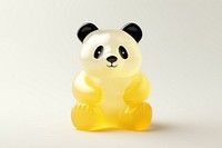 Panda shape figurine mammal cute. AI generated Image by rawpixel.