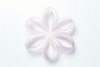 Snow flake white flower shape. AI generated Image by rawpixel.