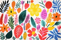 Tropical painting pattern art. AI generated Image by rawpixel.