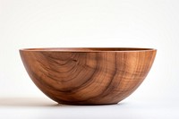 Wooden bowl white background simplicity ceramic. AI generated Image by rawpixel.