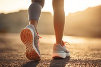 Running shoe footwear outdoors. AI generated Image by rawpixel.