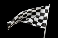 A black and white checkered flag wind patriotism monochrome. AI generated Image by rawpixel.