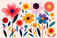 Daisy flower pattern plant art. AI generated Image by rawpixel.