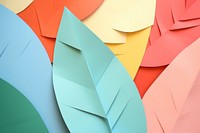 Tropical leaves paper art backgrounds. AI generated Image by rawpixel.