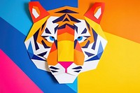 Tiger motif art pattern cartoon. AI generated Image by rawpixel.