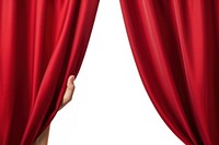 Opening the red curtain hand backgrounds elegance. AI generated Image by rawpixel.