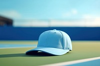 Cap tennis blue tennis court. AI generated Image by rawpixel.