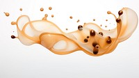 Boba tea splattered splashing abstract. AI generated Image by rawpixel.