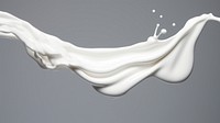 Milk simplicity splashing beverage. AI generated Image by rawpixel.