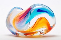 Rainbow marble shape art accessories. AI generated Image by rawpixel.