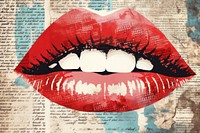 Lips lipstick cosmetics document. AI generated Image by rawpixel.