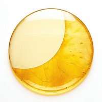 Jewelry yellow glass white background. AI generated Image by rawpixel.