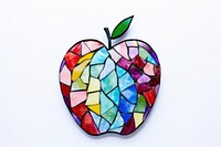 Apple art white background accessories. AI generated Image by rawpixel.