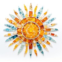 Sun art jewelry white background. AI generated Image by rawpixel.