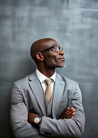 Mature african business people thinking portrait adult photo. AI generated Image by rawpixel.