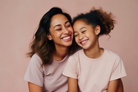 Mother and daughter laughing child adult. AI generated Image by rawpixel.