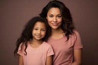 Mother and daughter portrait family child. AI generated Image by rawpixel.