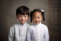 5 years old boy and girl tradition child white. AI generated Image by rawpixel.