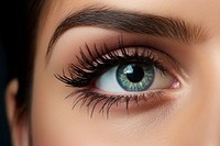 Mascara cosmetics skin eye. AI generated Image by rawpixel.