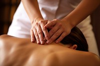 Spa massage adult woman. AI generated Image by rawpixel.