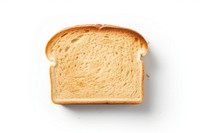 Bread slice food white background simplicity. AI generated Image by rawpixel.