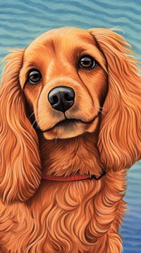 Puppy spaniel animal mammal. AI generated Image by rawpixel.