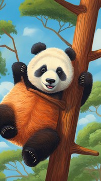 Baby panda wildlife outdoors animal. AI generated Image by rawpixel.