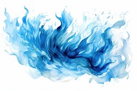 Fire backgrounds blue white background. AI generated Image by rawpixel.