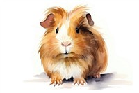 Guinea pig hamster rodent mammal. AI generated Image by rawpixel.