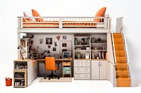College apartment architecture furniture building. AI generated Image by rawpixel.