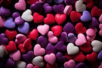 Valentines candy hearts backgrounds confectionery medication. AI generated Image by rawpixel.