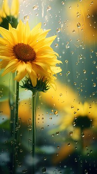 Sunflowers outdoors plant petal. AI generated Image by rawpixel.