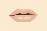 Lip shape lipstick cosmetics portrait. AI generated Image by rawpixel.