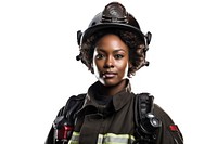 Firefighter firefighter portrait helmet. AI generated Image by rawpixel.