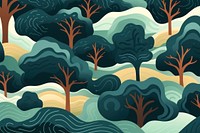Trees pattern outdoors graphics. AI generated Image by rawpixel.