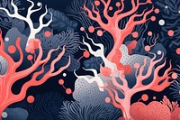 Coral pattern outdoors graphics. AI generated Image by rawpixel.