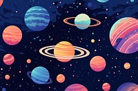 Galaxy astronomy universe pattern. AI generated Image by rawpixel.
