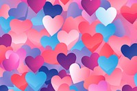 Heart backgrounds pattern creativity. AI generated Image by rawpixel.
