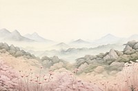 China landscape outdoors nature fog. AI generated Image by rawpixel.
