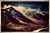 Mountains wilderness landscape outdoors. AI generated Image by rawpixel.