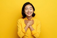 Asian happiness laughing portrait. AI generated Image by rawpixel.