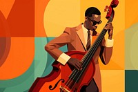 Jazz musician cello adult performance. AI generated Image by rawpixel.