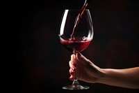 Wine glass drink hand. AI generated Image by rawpixel.