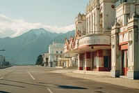 The city of sochi architecture building street. AI generated Image by rawpixel.